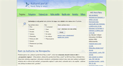 Desktop Screenshot of kultura-novapaka.cz